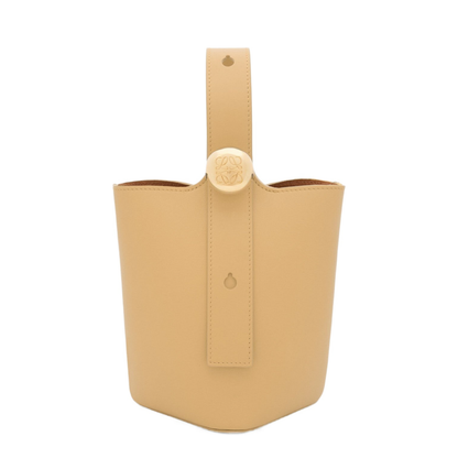 Pebble In Smooth Calfskin Mini Bucket Bag - Image 1