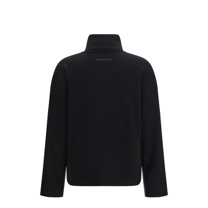 Two-tone High-neck Sweater - Image 2