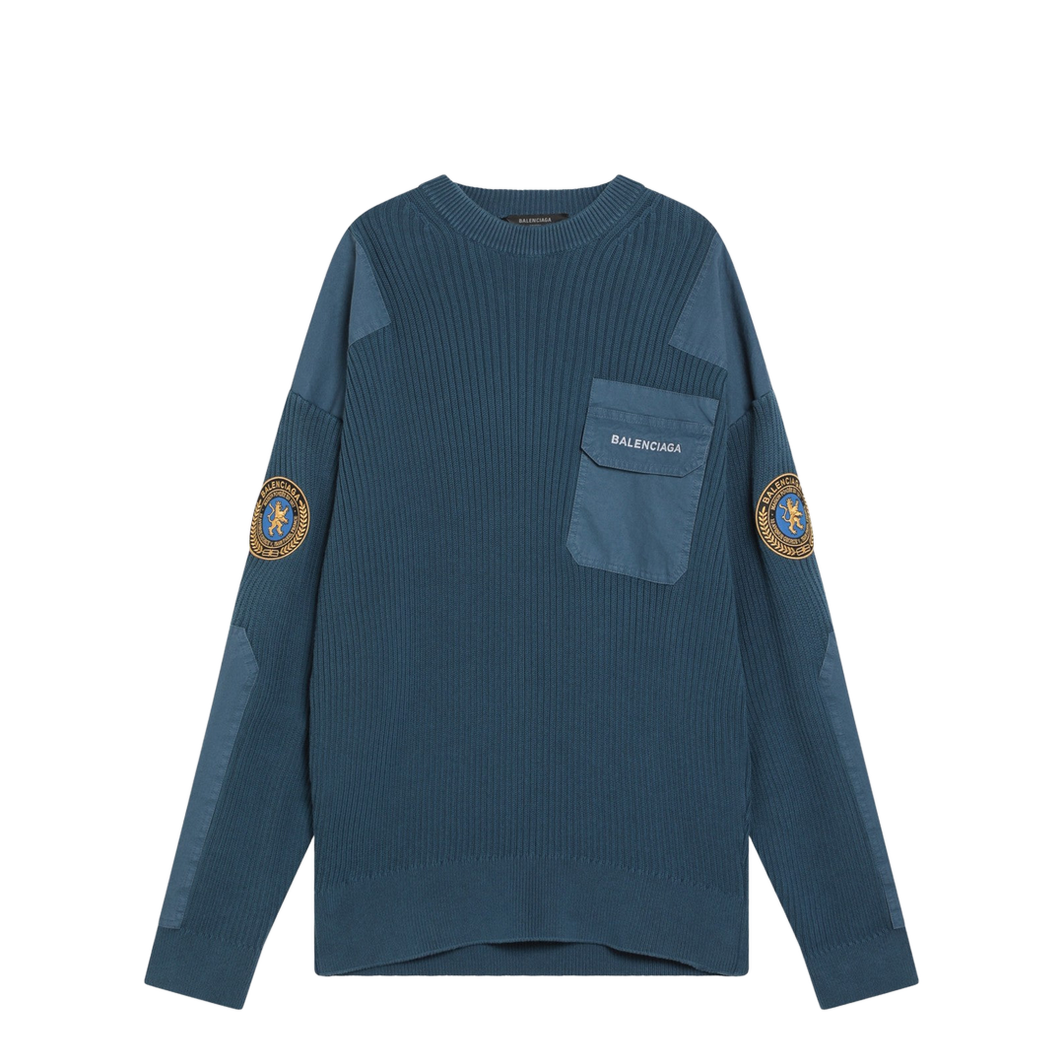 Blue Uniform Merch Cotton Jumper - Image 1