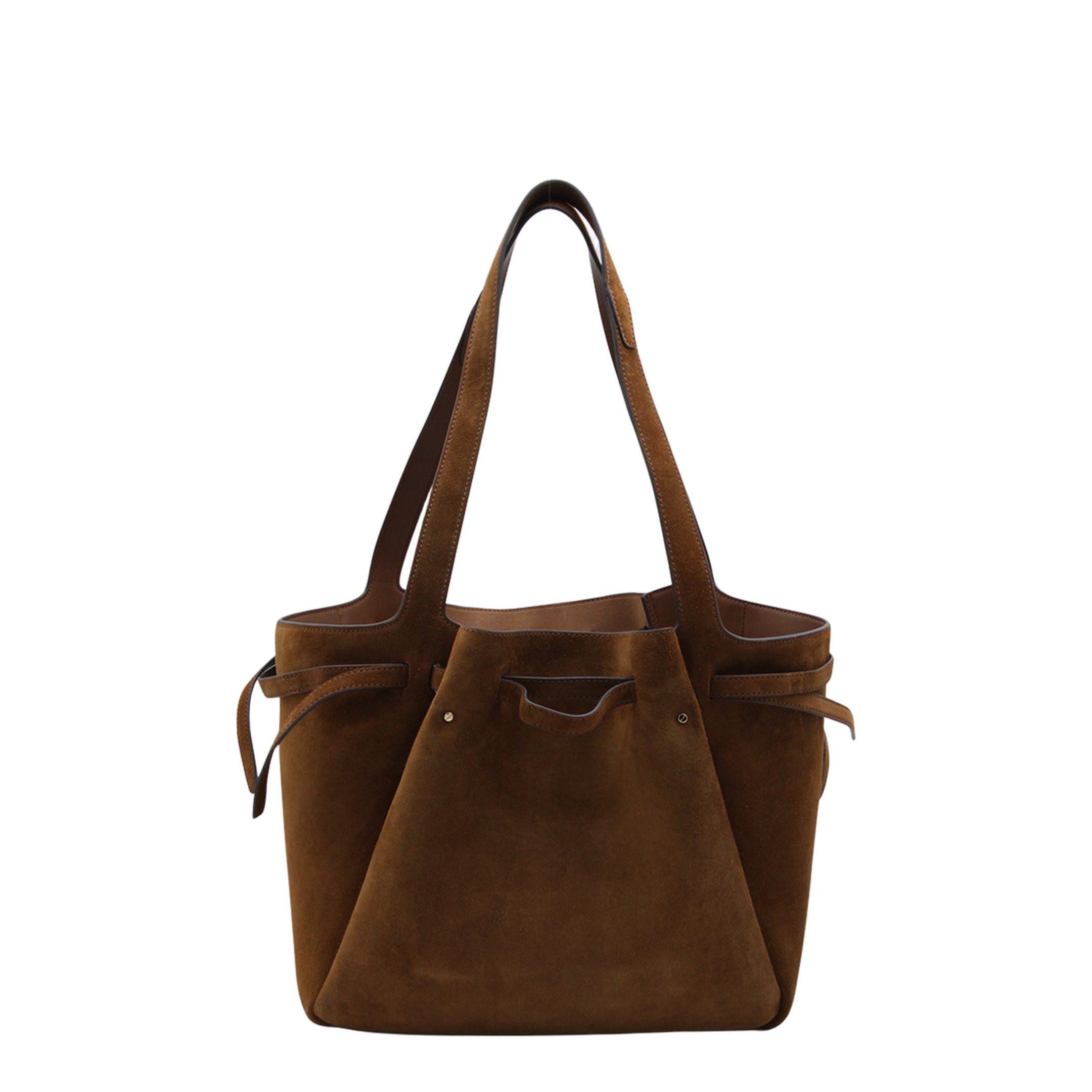 Romy Suede Tote - Caramel - Image 5