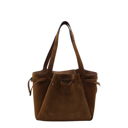 Romy Suede Tote - Caramel - Image 5