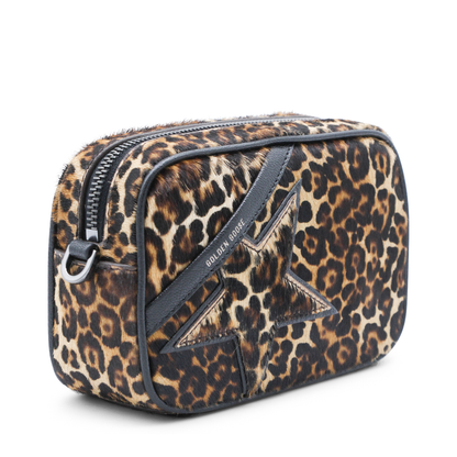 Mini Star Bag Mini Pony Skin Crossbody Bag - Beige, Brown and Black - Image 2