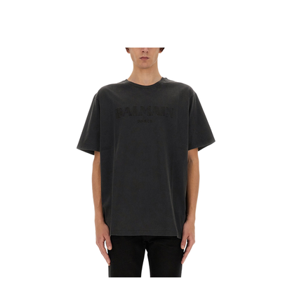T-shirt with embroidered logo - Image 1