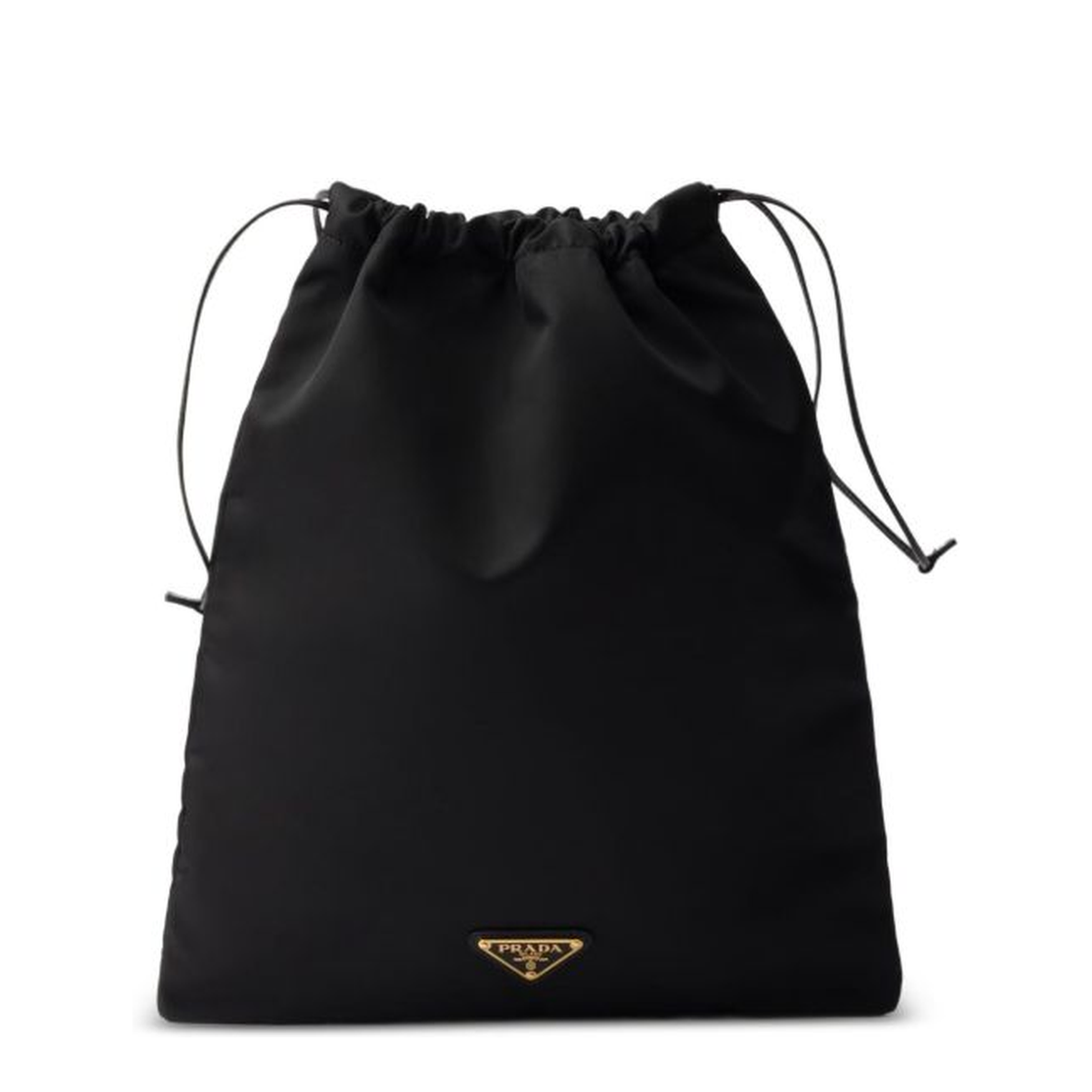 Black Pouch in Re-Nylon with Logo - Image 2