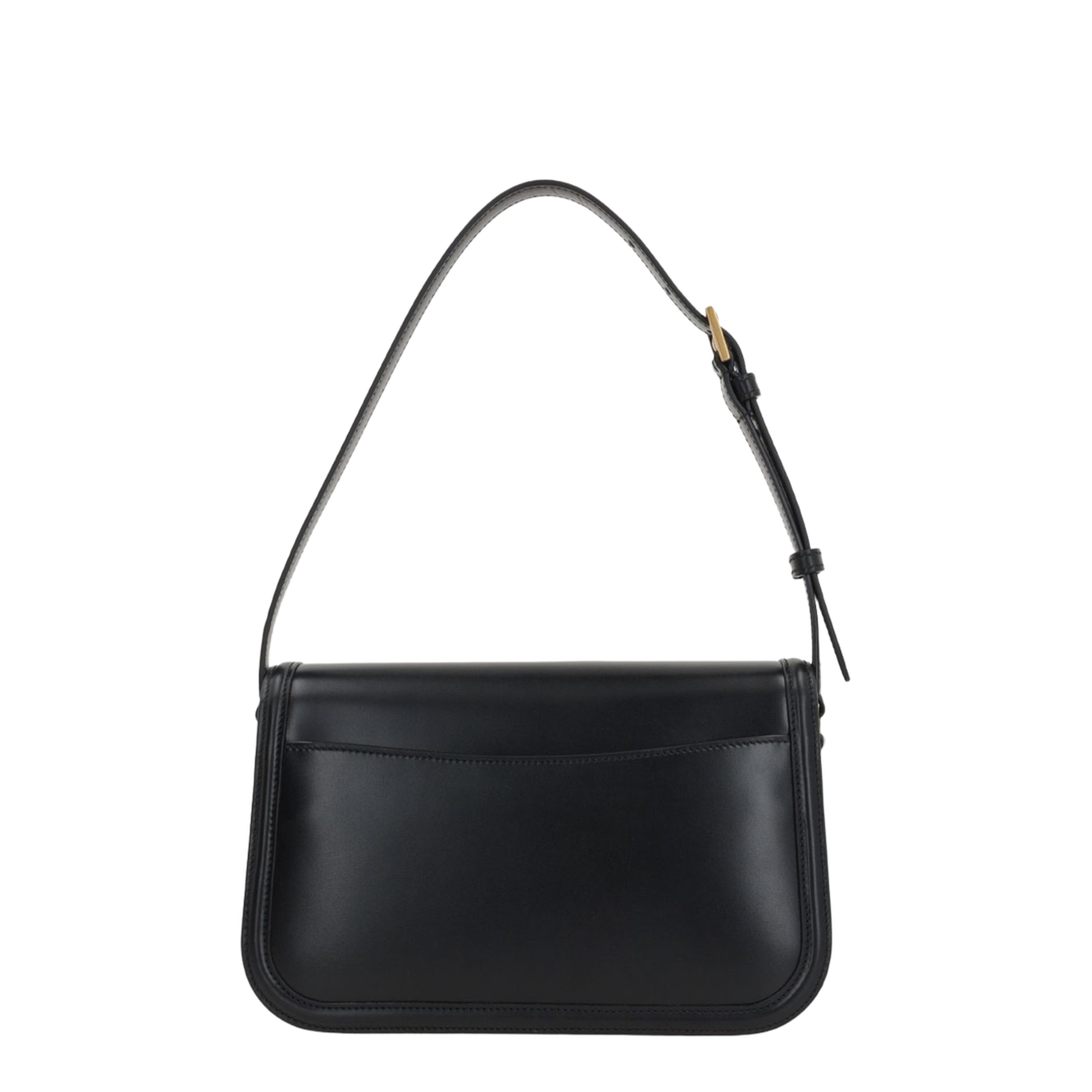 Solferino Medium Leather Shoulder Bag - Black - Image 2