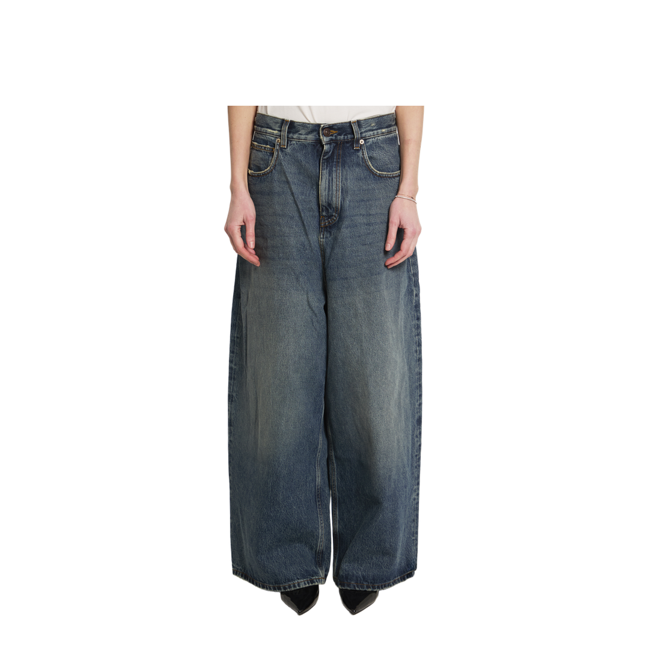 Low-rise baggy jeans - Image 1