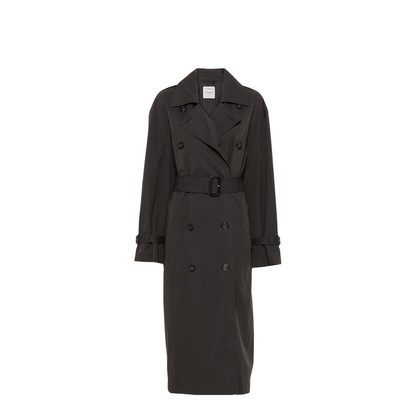 Cotton Blend Trench Coat - Image 1
