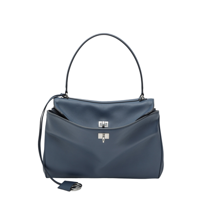 Rodeo Medium Calfskin Handbag - Blue - Image 1