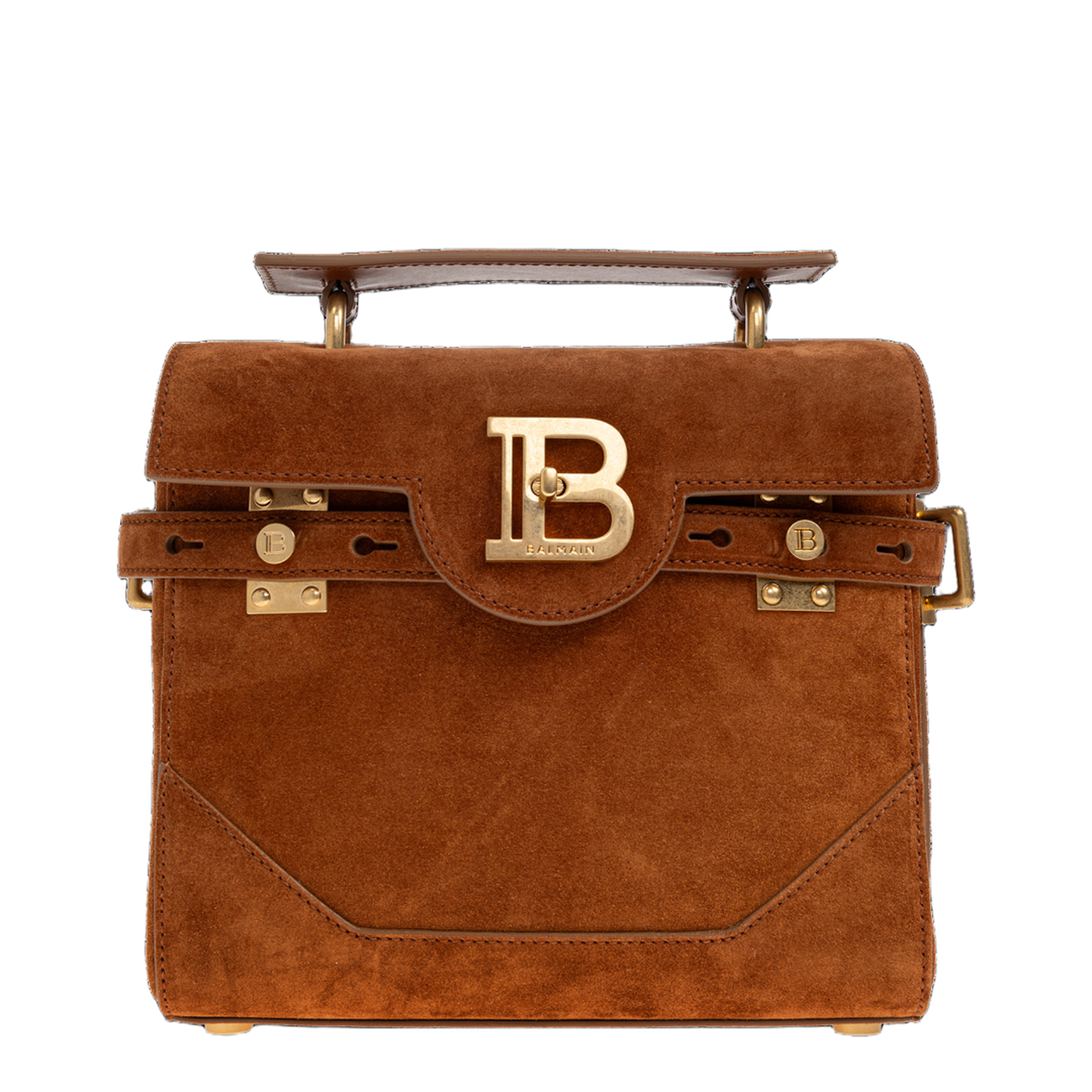 B-Buzz 23 Suede Handbag - Brown - Image 1