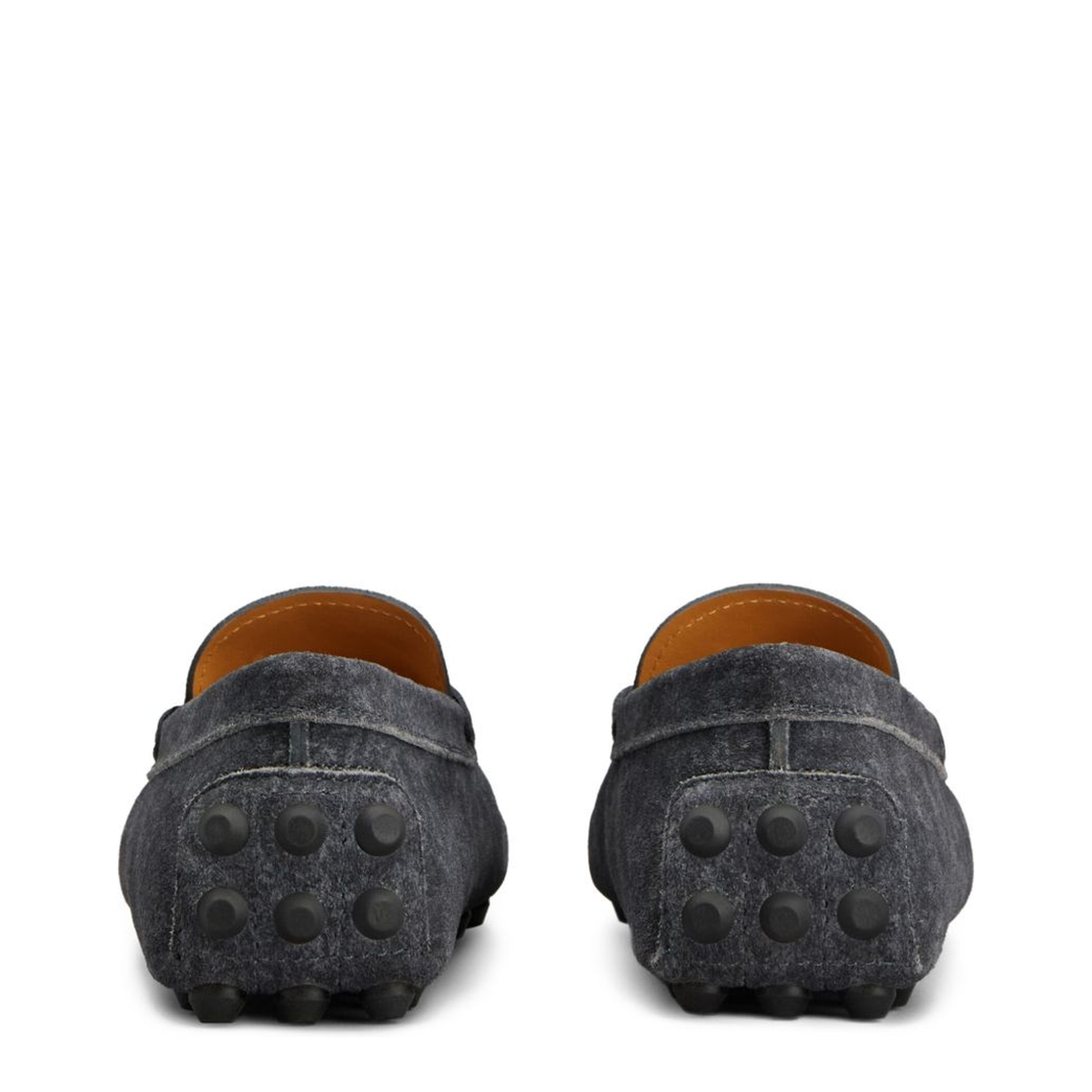 Dark Grey Almond Toe Loafers - Image 5