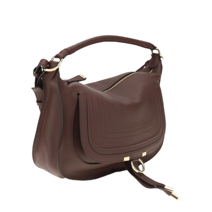 Marcie Small Calfskin Shoulder Bag - Red - Image 4