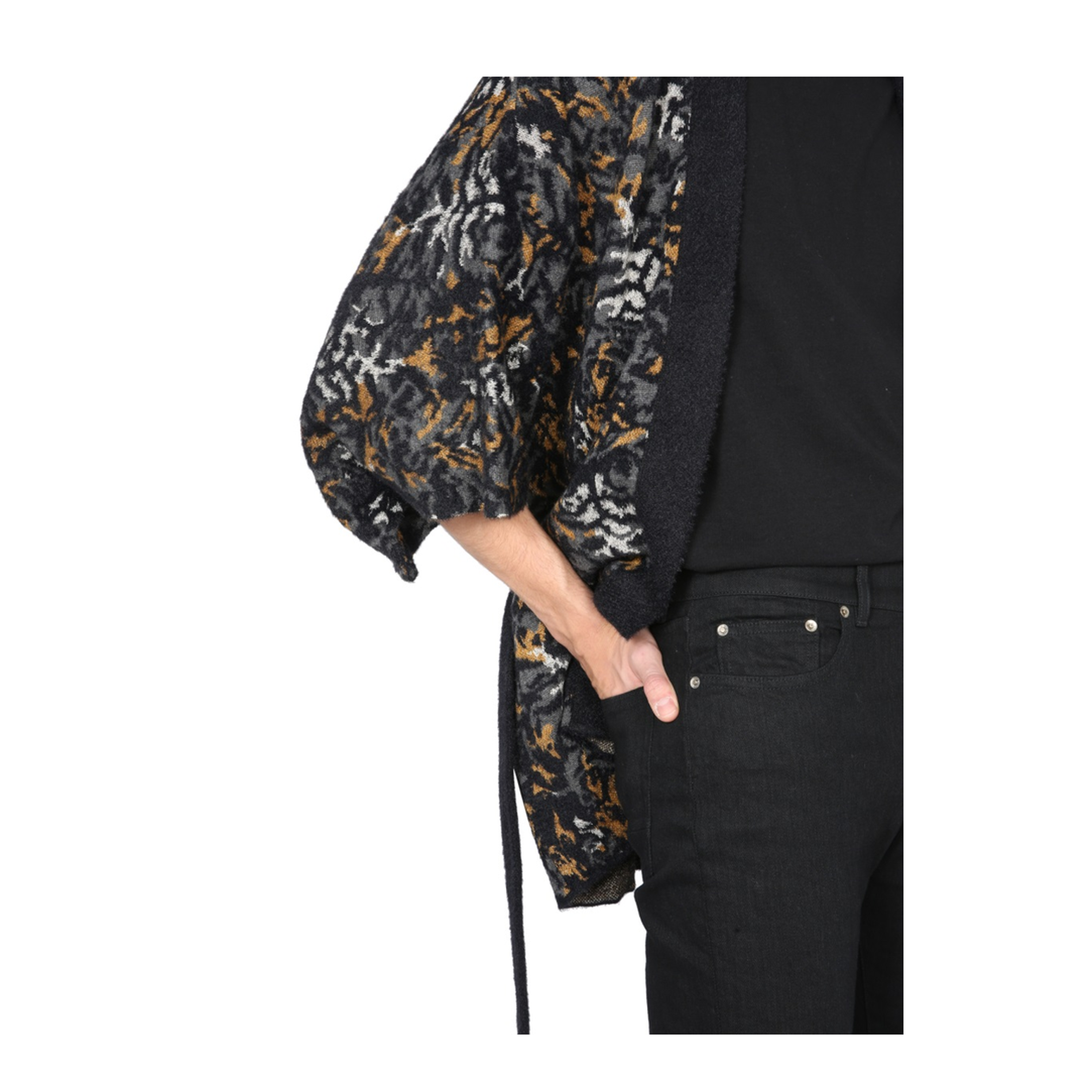 Jacquard Knit Kimono - Image 4