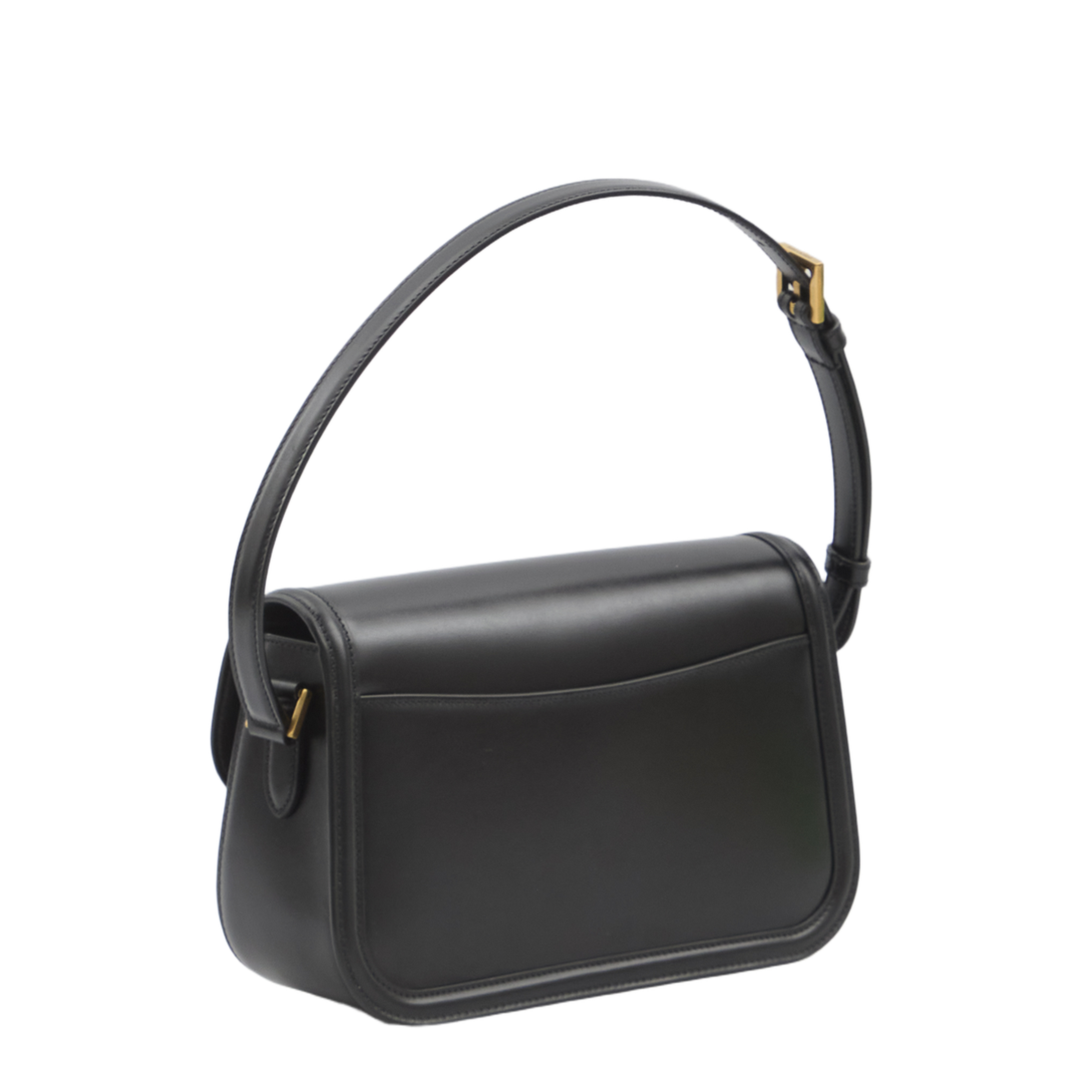Solferino Medium Leather Shoulder Bag - Black - Image 2