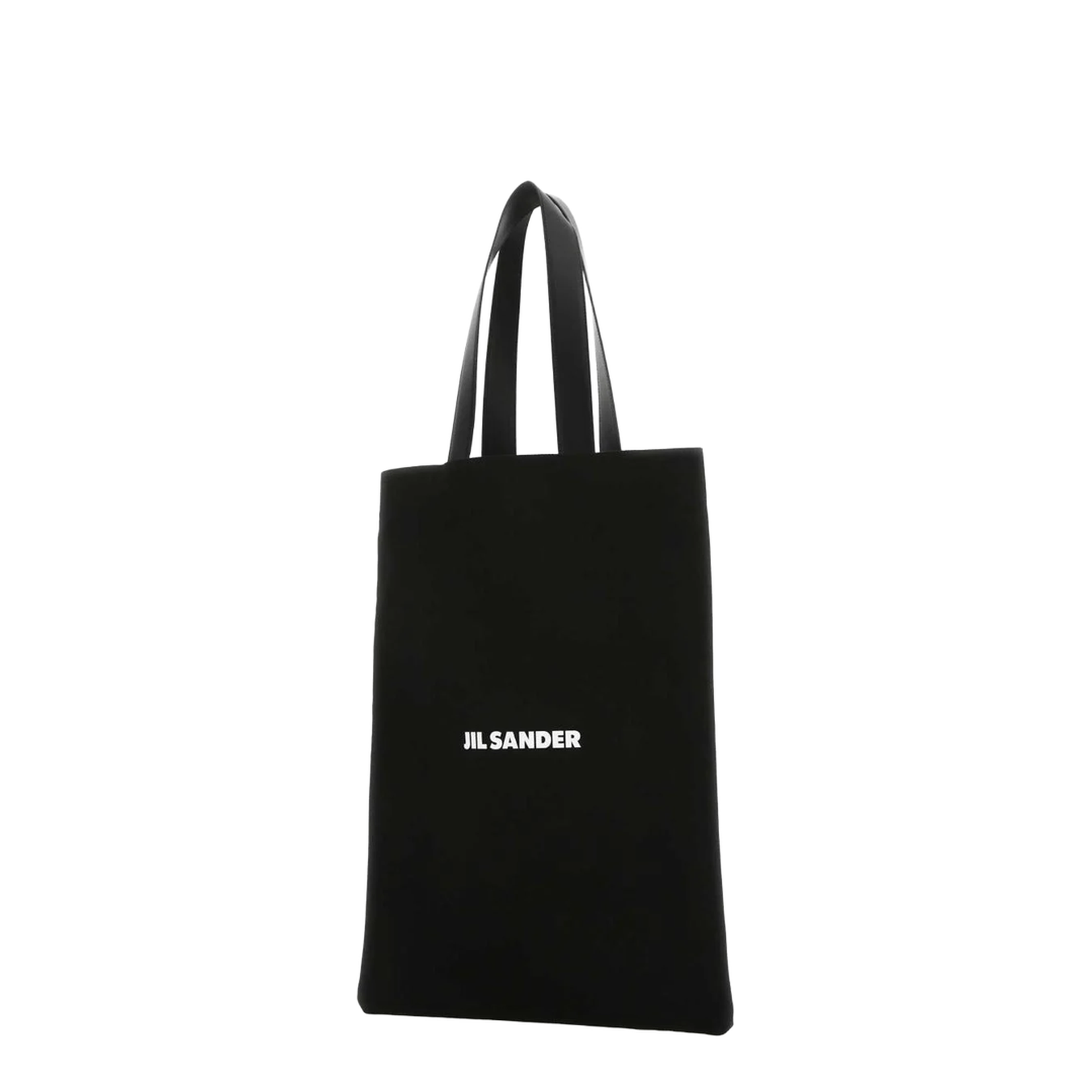 Black Canvas Shopping Bag - Image 2