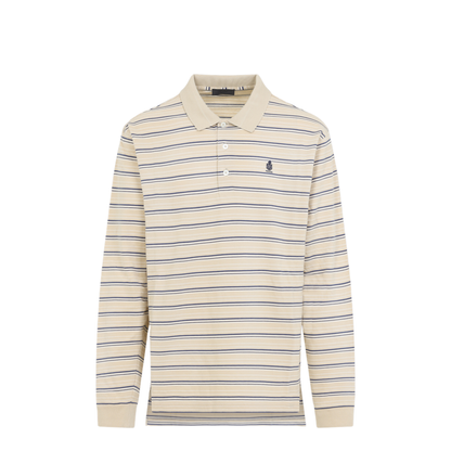 Striped Piqué Polo - Image 1