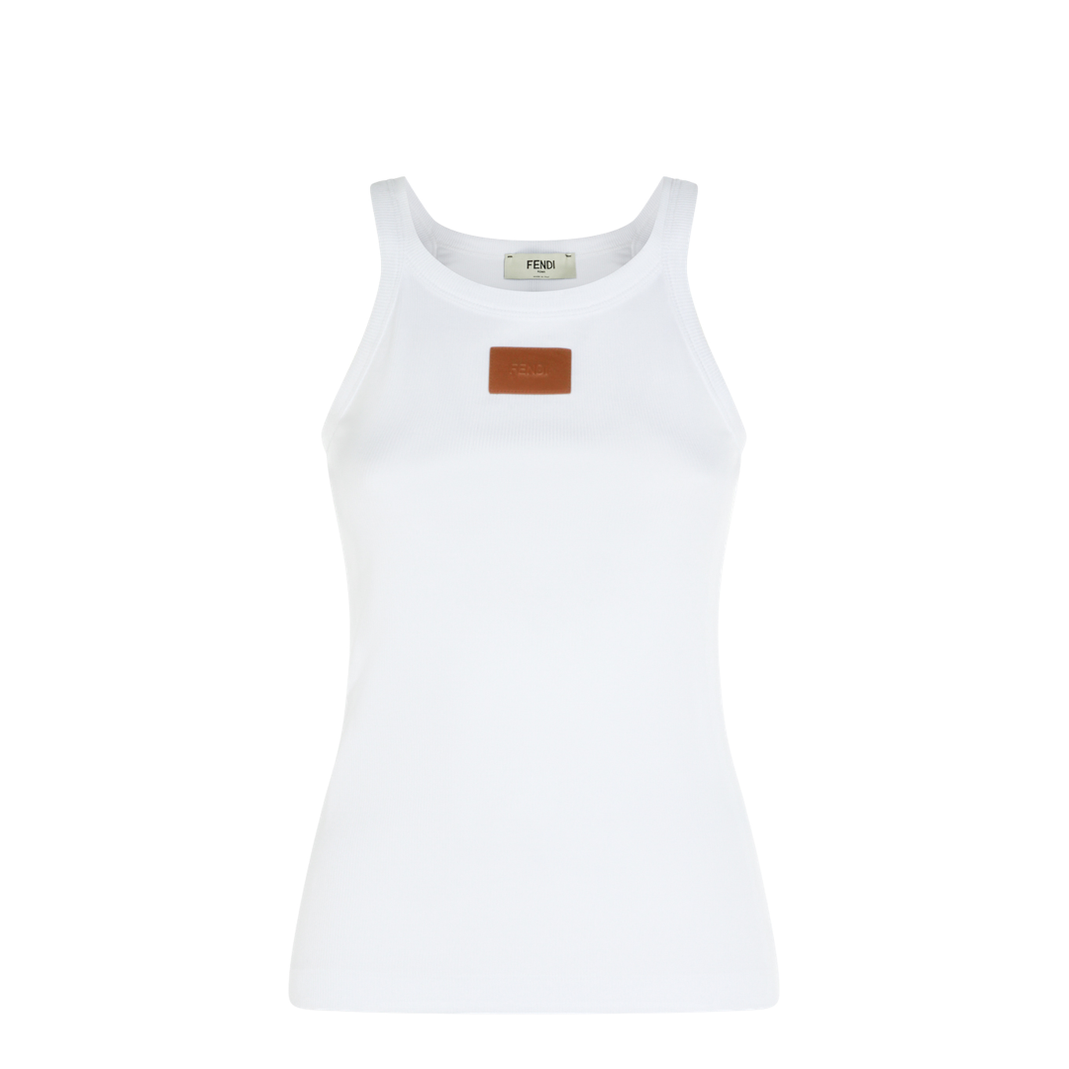 White Top with Logo Patch - Image 1