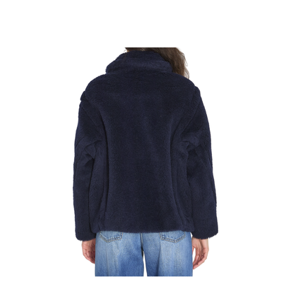 Cropped Teddy Coat - Image 4