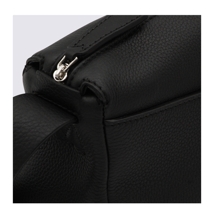 Skipper Bag Small Calfskin Shoulder Bag - Black - Image 4