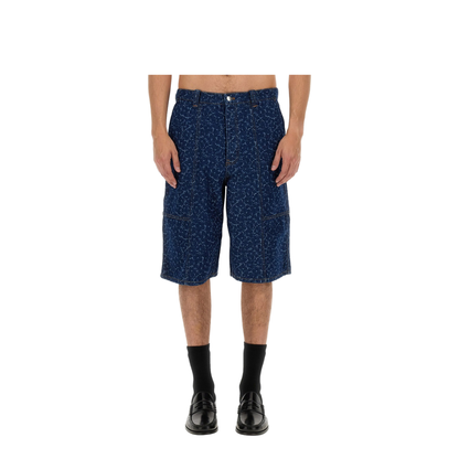 Denim Bermuda Shorts - Image 1