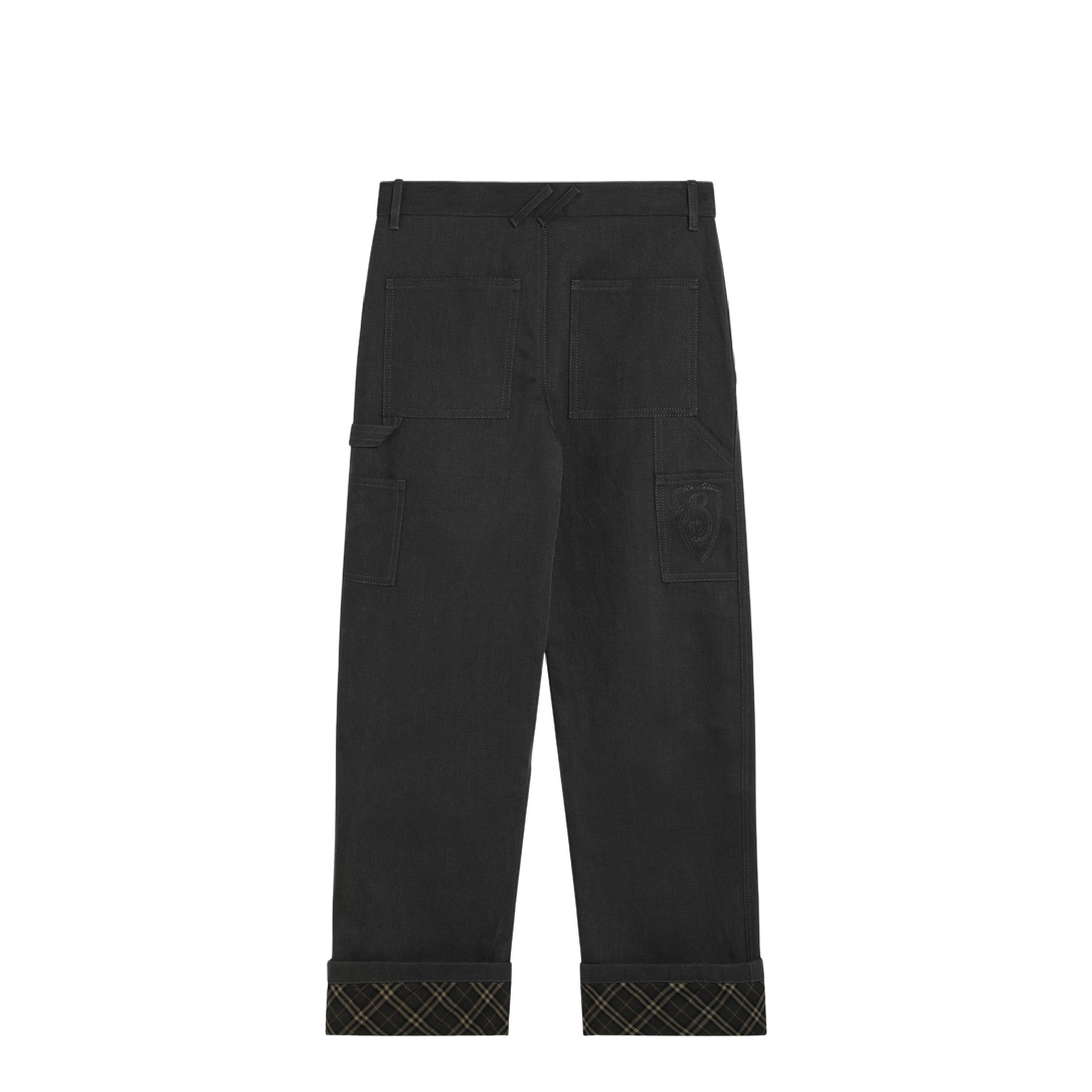 B Shield Embroidered Pocket Carpenter Pants - Image 2