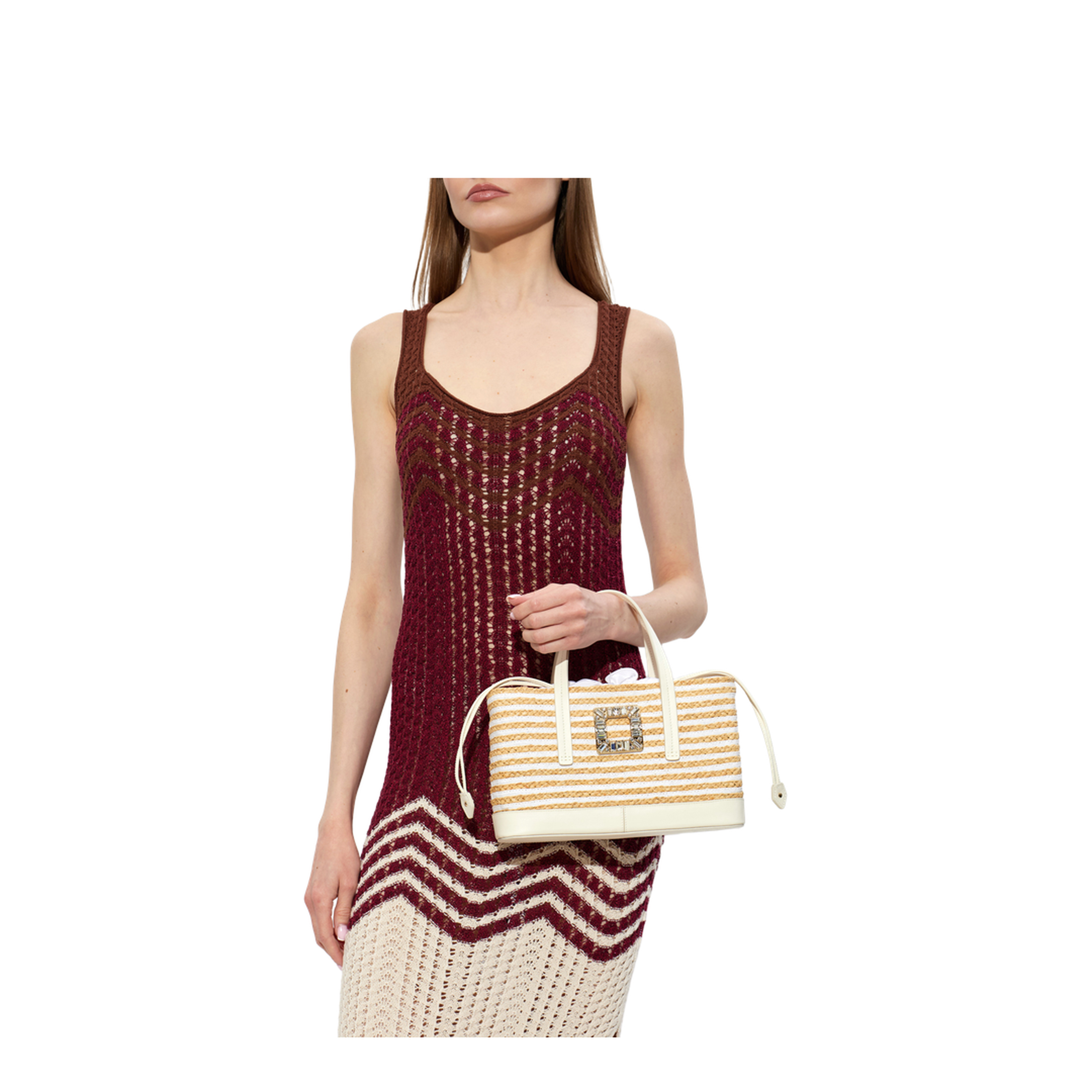Handbag with Shimmering Appliqués - Image 2