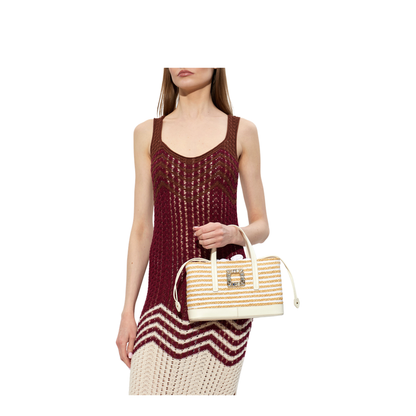 Handbag with Shimmering Appliqués - Image 2