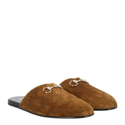 Horsebit Mule Brown Suede - Image 2