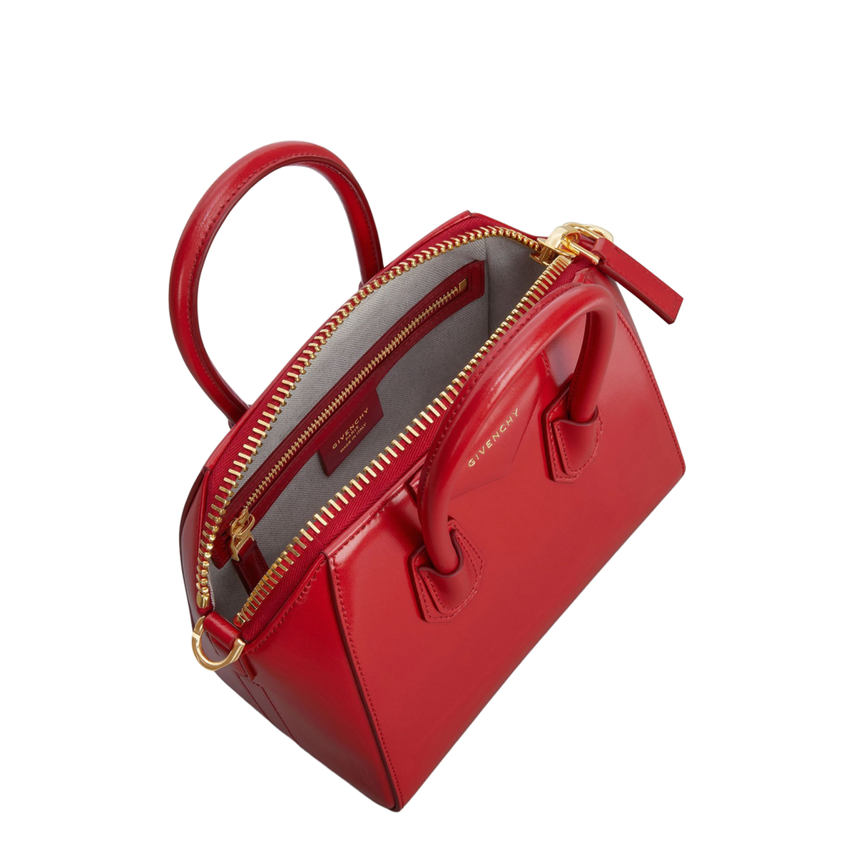 Antigona Mini Box Calfskin Bag - Vermillon - Image 4