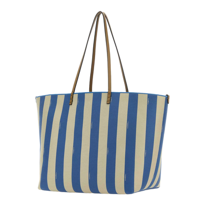 Large Roll
Reversible Shopper In Pequin Striped And Light Blue FF Fabric - Image 2