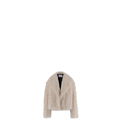White Wool Coat - Image 1