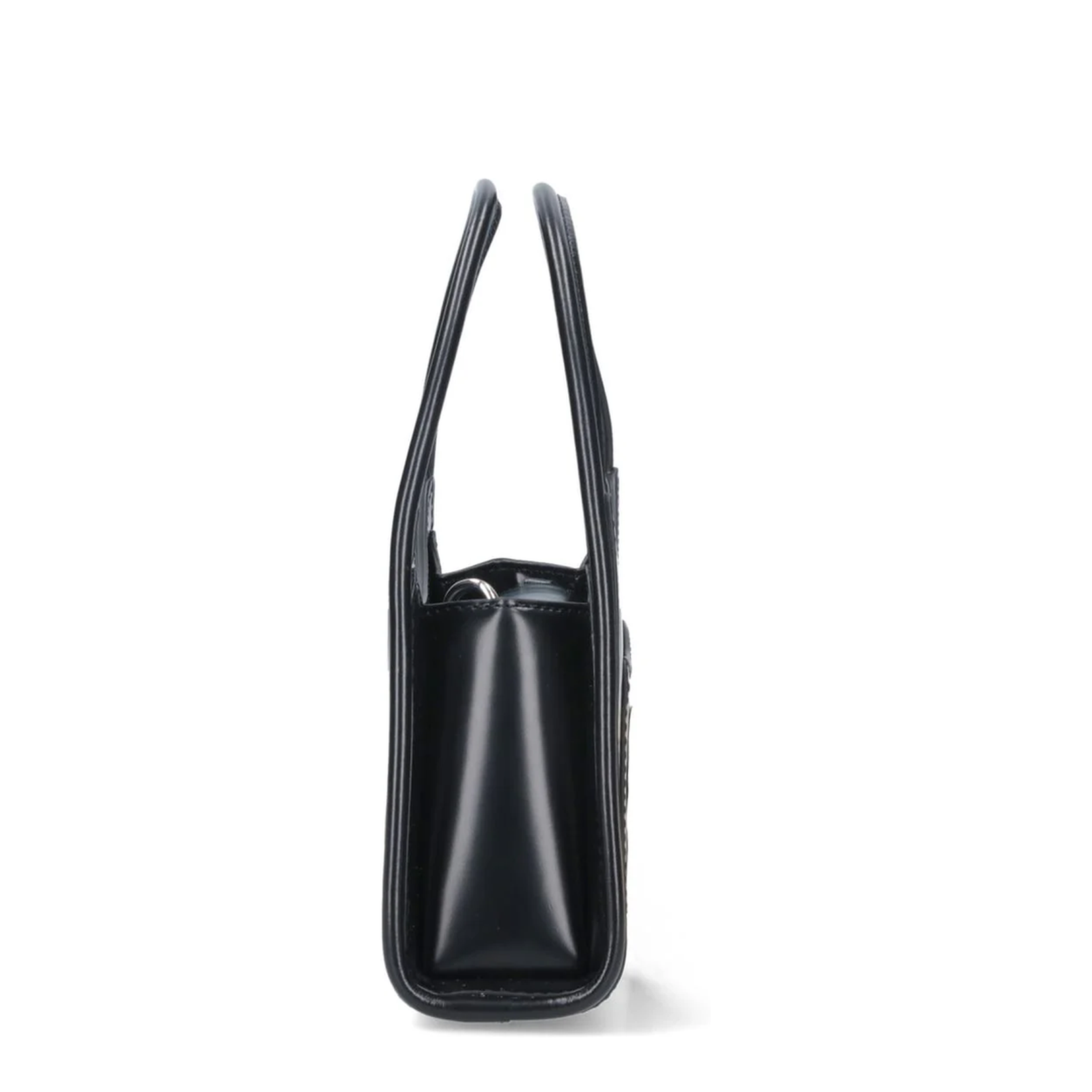 Glam Claw Clip Crossbody Bag Leather Black - Image 5