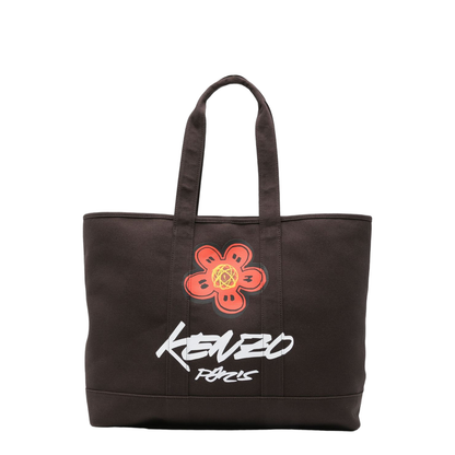 Futura 2000 One Size Canvas Tote - Dark Brown - Image 1