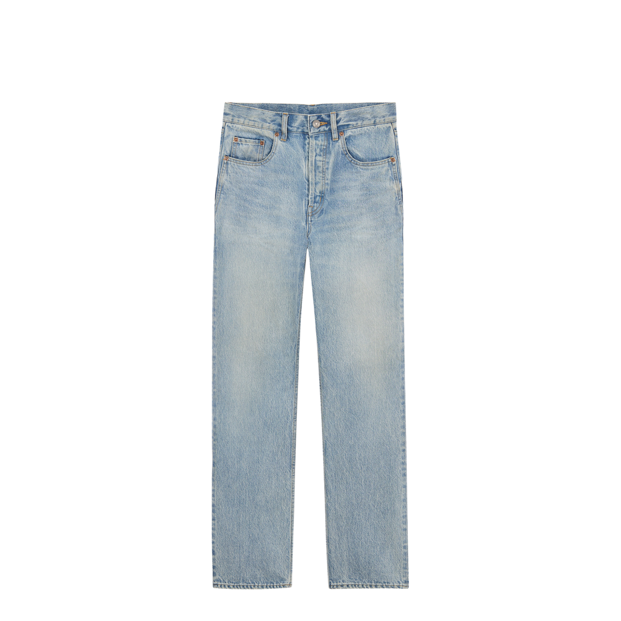 Loose Straight Denim Pants - Image 1