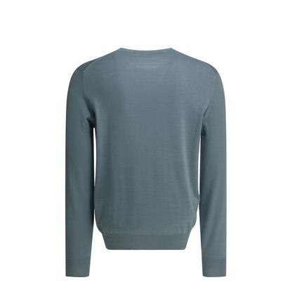 Men's Cotton Sweater Blue - Image 3