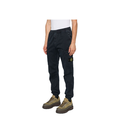 Cargo Trousers in Stretch Organic Broken Twill Cotton - Image 5