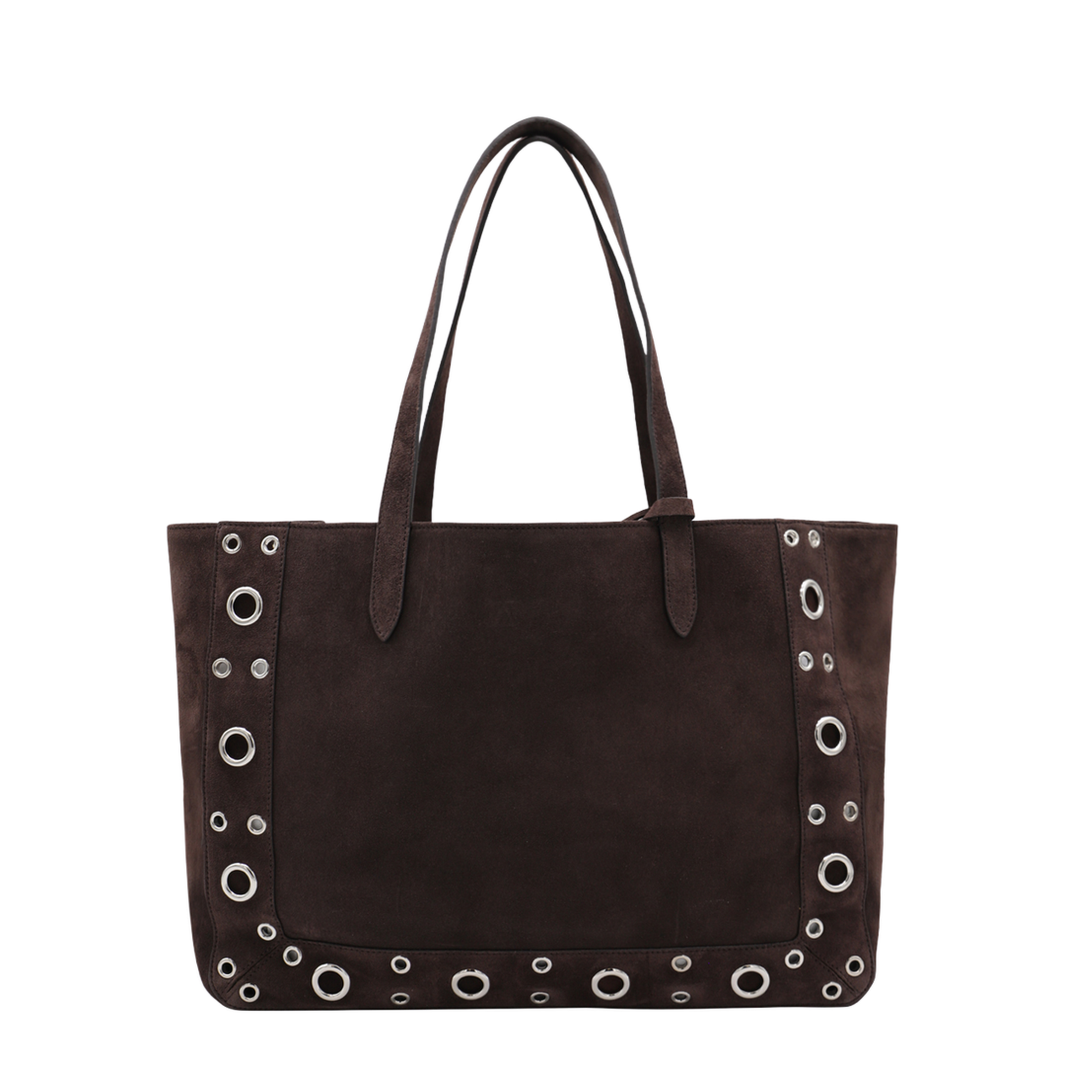 Garavani Brown Leather Tote Bag - Image 3