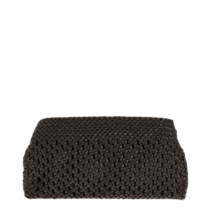 Hug Mini Leather Crossbody Bag - Testa di Moro - Image 3