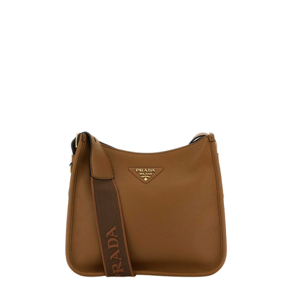 Caramel Leather Shoulder Bag - Image 1