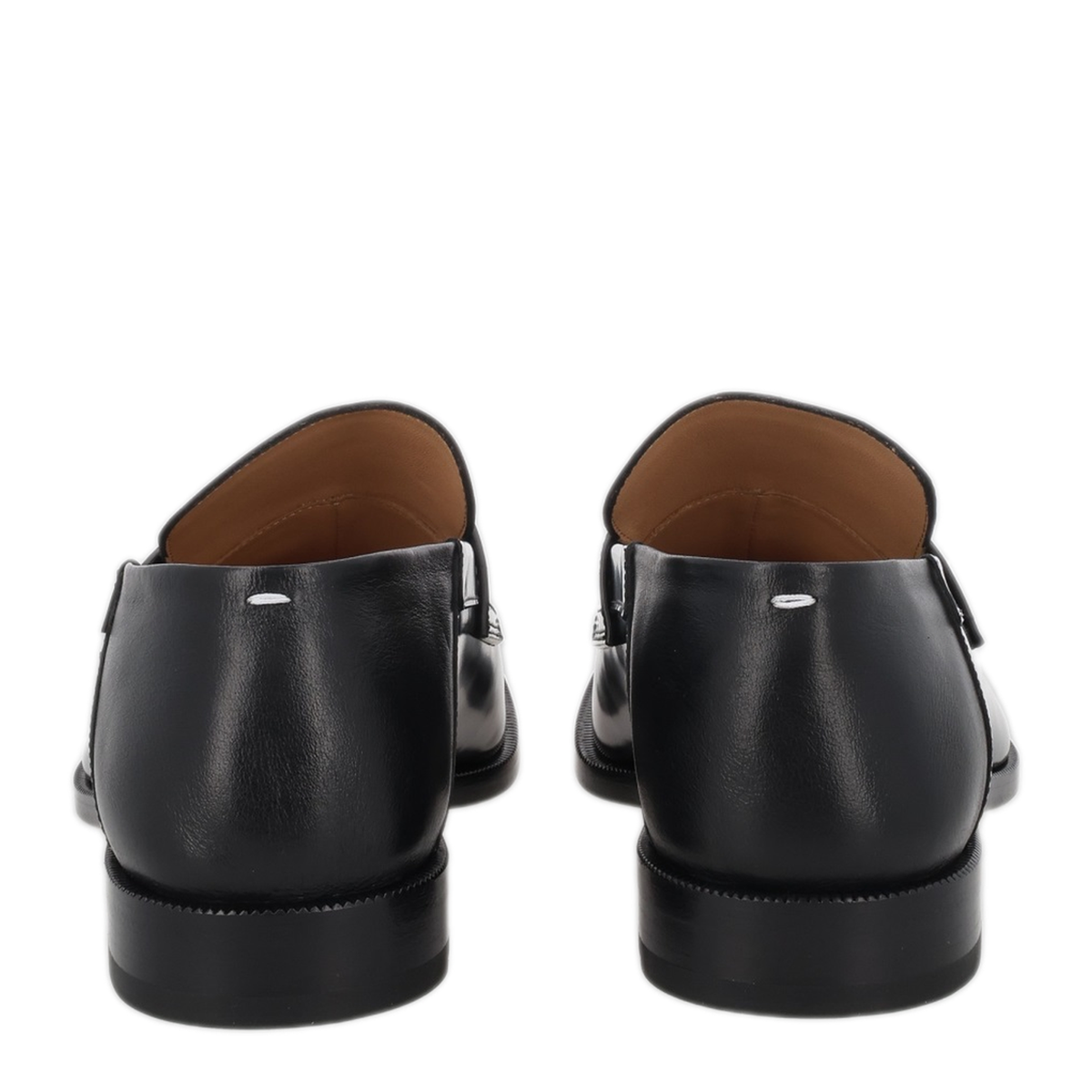 Tabi Loafer in Black Leather - Image 2