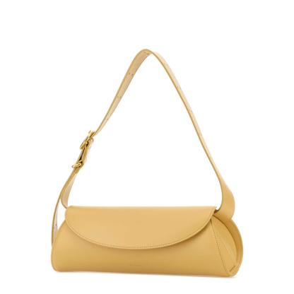 Cannolo Small Leather Shoulder Bag - Yellow - Image 2