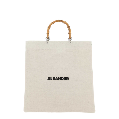 Sand Canvas Handbag - Image 1