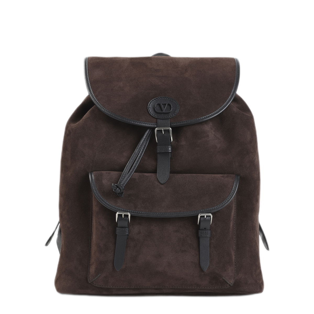 Antibes Suede Backpack - Ebony - Image 1
