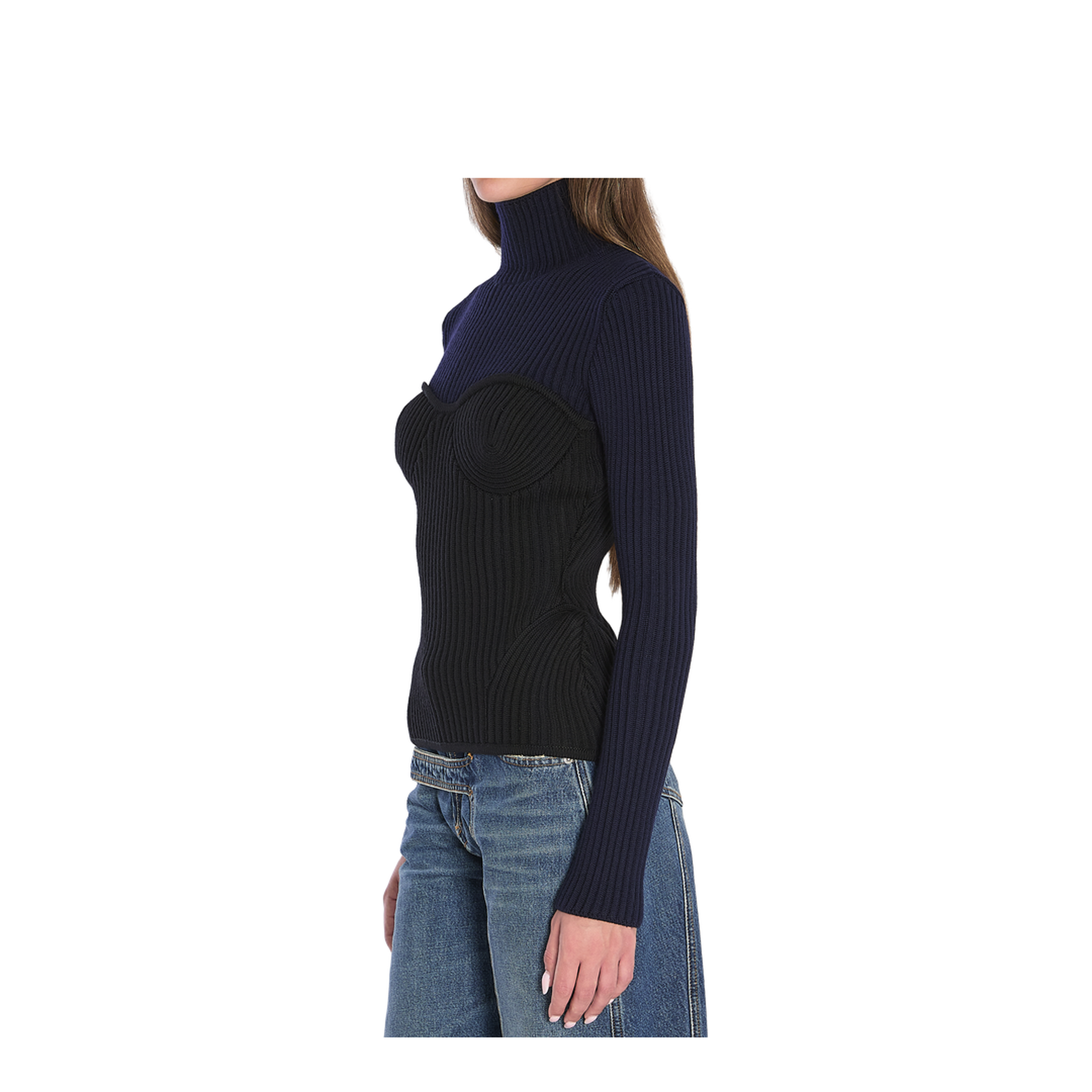 Ribbed Knit Pullover - Image 2