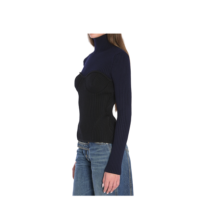 Ribbed Knit Pullover - Image 2