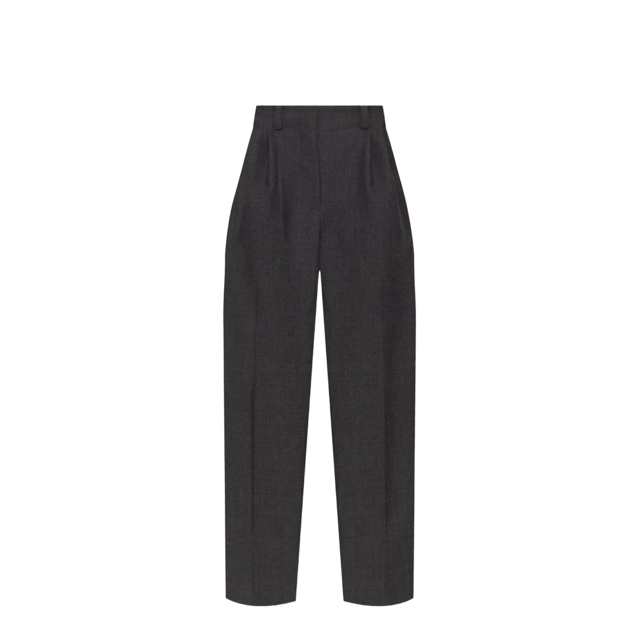 Pleated Wool Trousers - Image 1