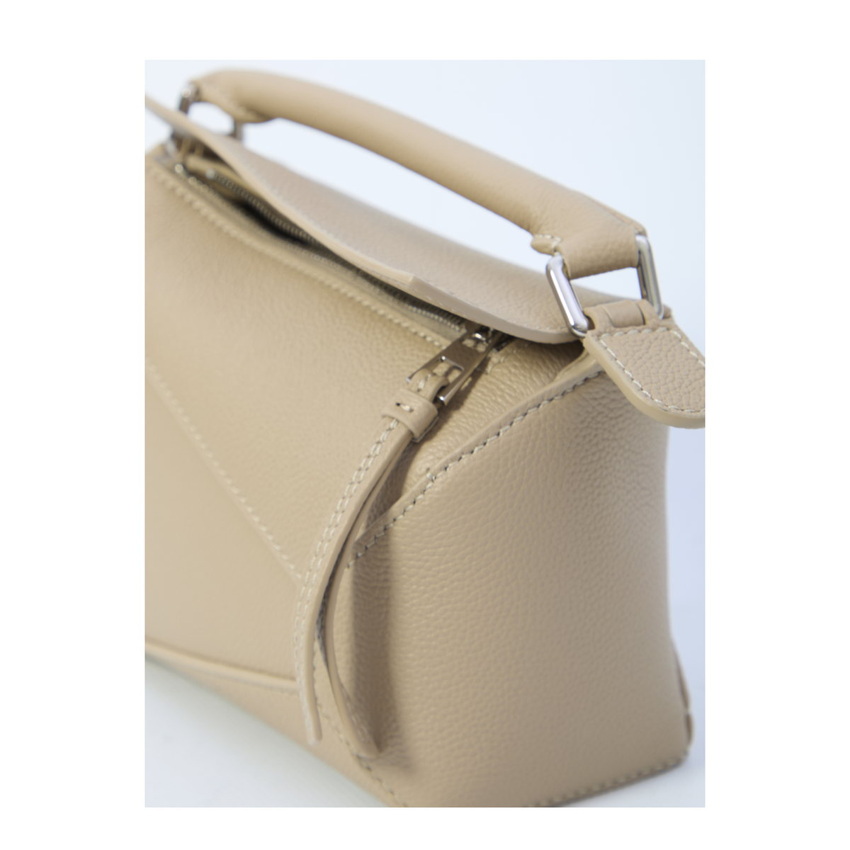 Puzzle Edge Mini Calfskin Crossbody - Clay - Image 4