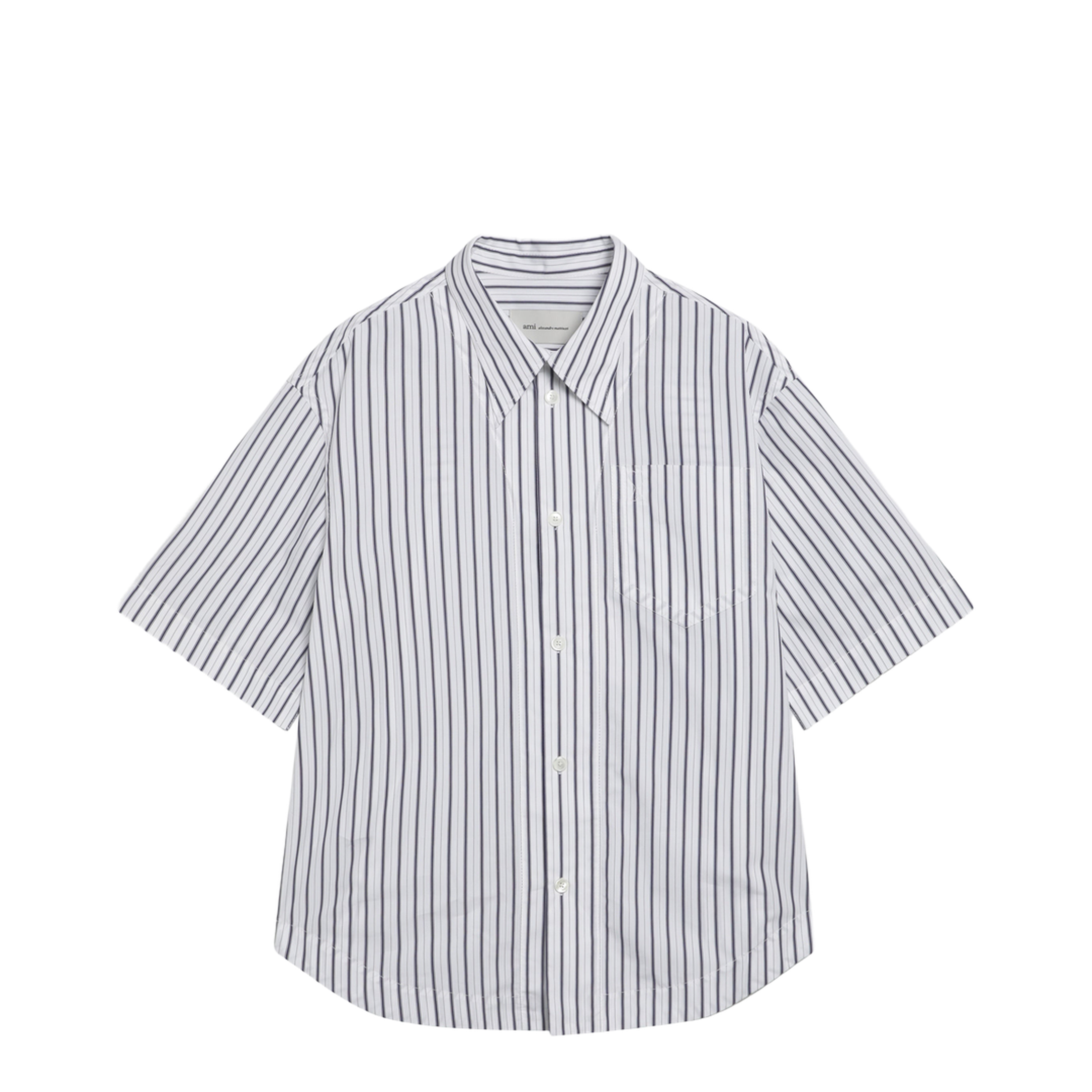White Striped De Coeur Shirt - Image 1