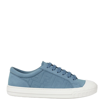 Domino Sneaker in Light Blue Nabuck - Image 1