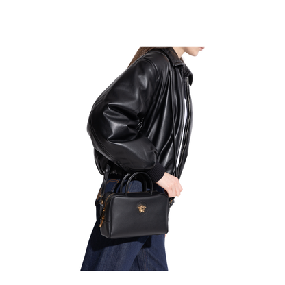 La Medusa Boston Sling Bag Leather Black - Image 2