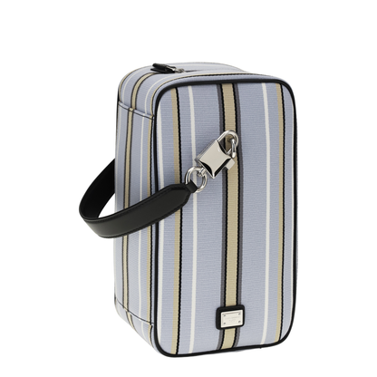 Lock Handbag in Jacquard Fabric - Image 2